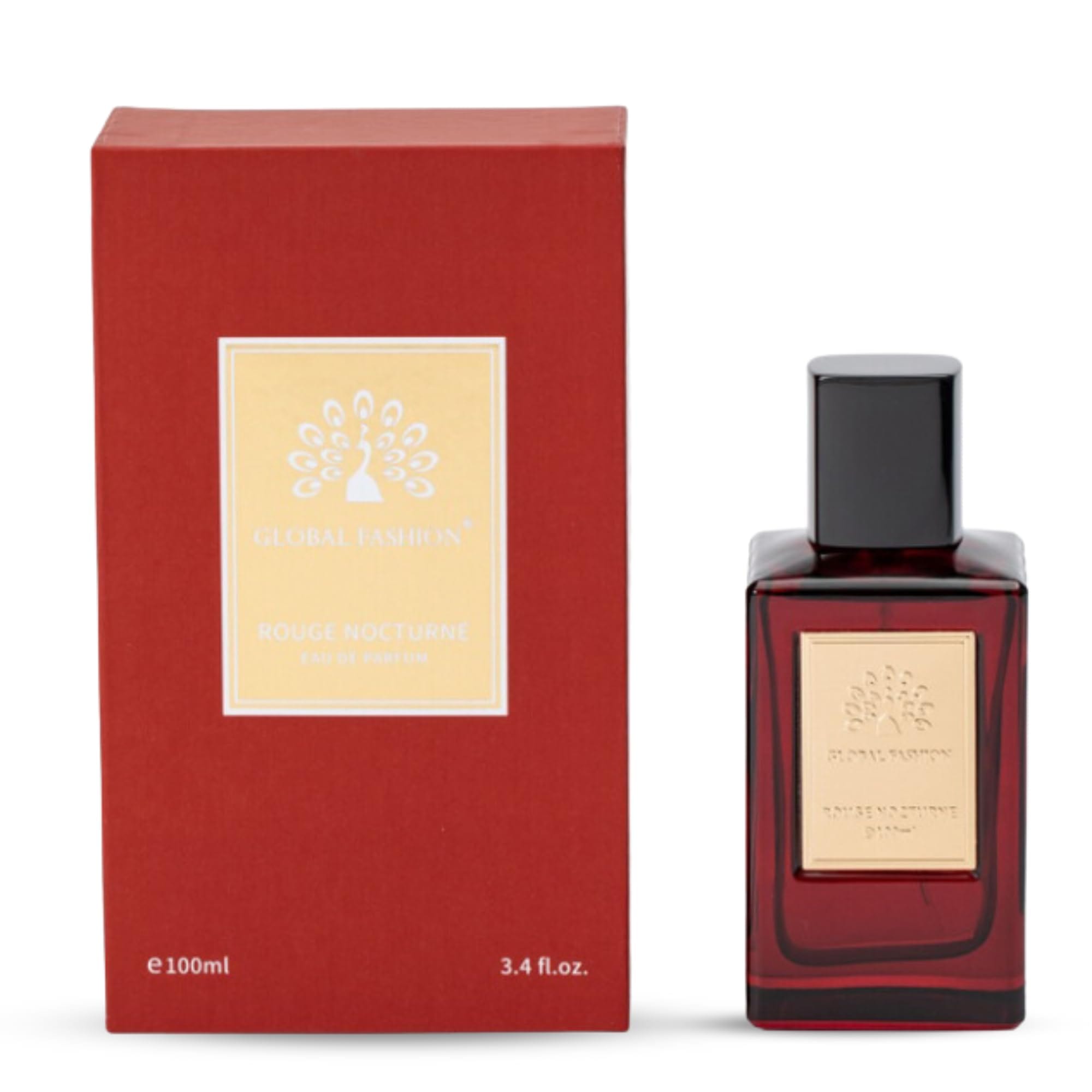 Men's Eau De Parfum - Natural Spray Luxury Fresh Aquatic Fragrance, Long-Lasting, Ocean Inspired, Elegant and Sophisticated, Ideal for All Seasons, Perfect for Him (Deep Red)