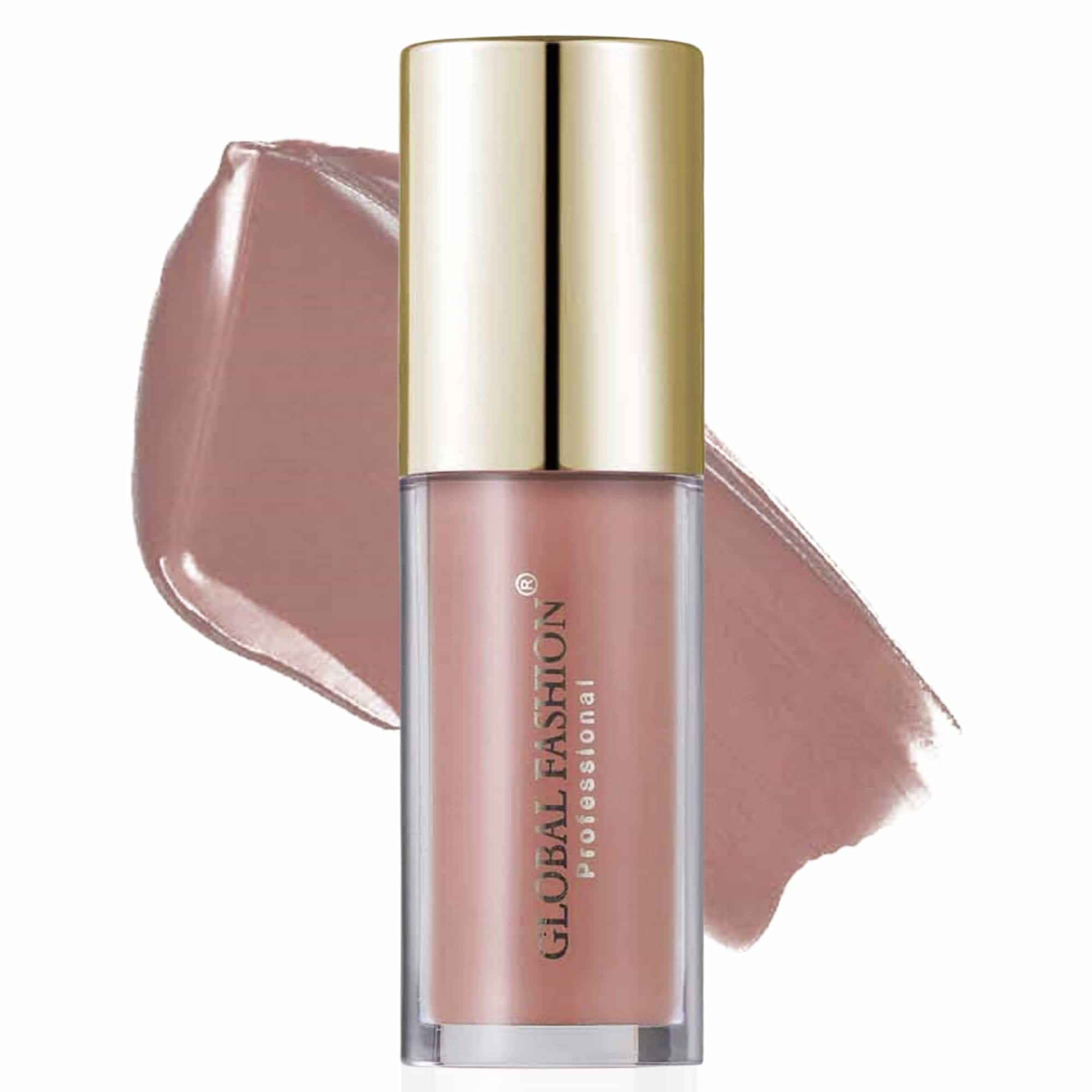 GLOBAL FASHION Velvet Lasting Matte Lip Gloss 4g - 24 Shades, Lightweight, Long-Lasting, Non-Sticky, High-Pigment, Hydrating with Jojoba Oil & Vitamin E for Smooth Wear (105 - Toas)