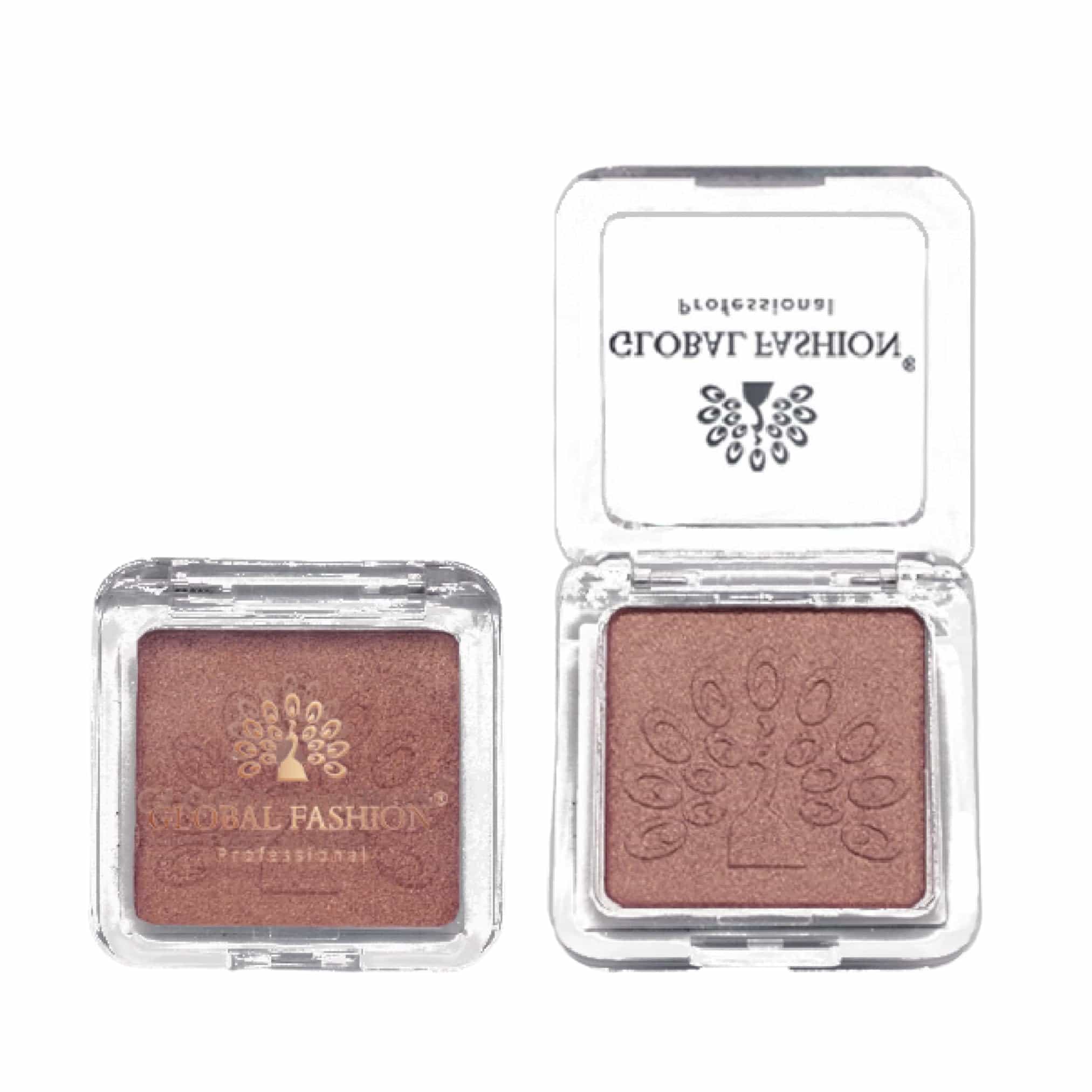 Global Fashion Professional 1-Color Eyeshadow Palette – Highly Pigmented Single Shade, Long-Lasting Matte & Shimmer Finish, Blendable Eye Makeup for All Skin Tones, Compact Design