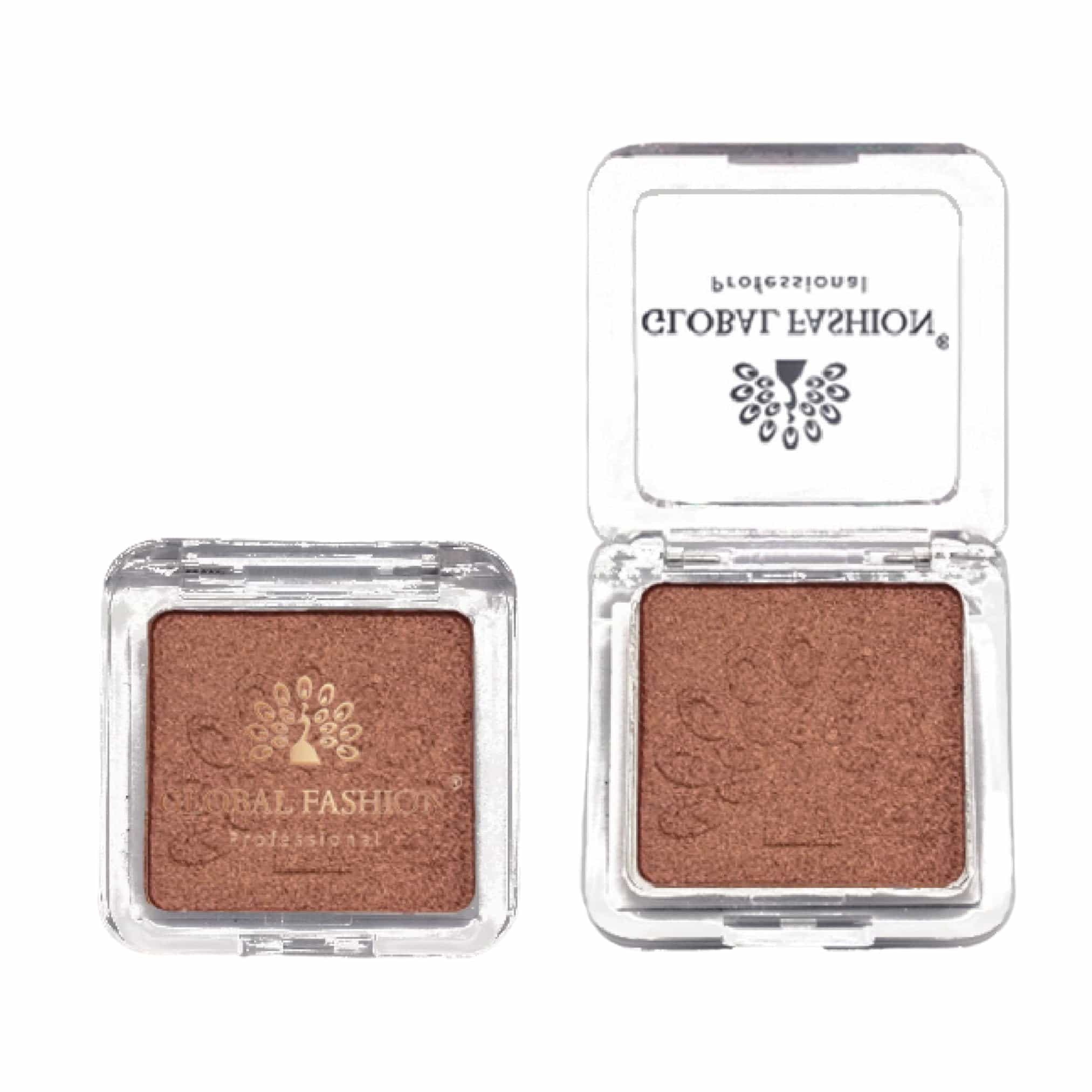 Global Fashion Professional 1-Color Eyeshadow Palette – Highly Pigmented Single Shade, Long-Lasting Matte & Shimmer Finish, Blendable Eye Makeup for All Skin Tones, Compact Design