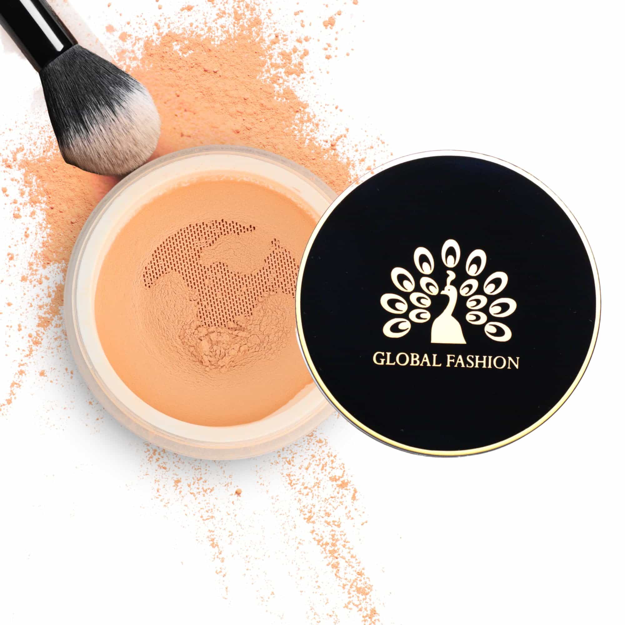 Air Setting Loose Powder - Lightweight, Oil Control, Full Coverage, Long-Lasting Matte Finish - Makeup Setting Powder for Flawless Skin, Suitable for All Skins, 10g (107 - Caramel)