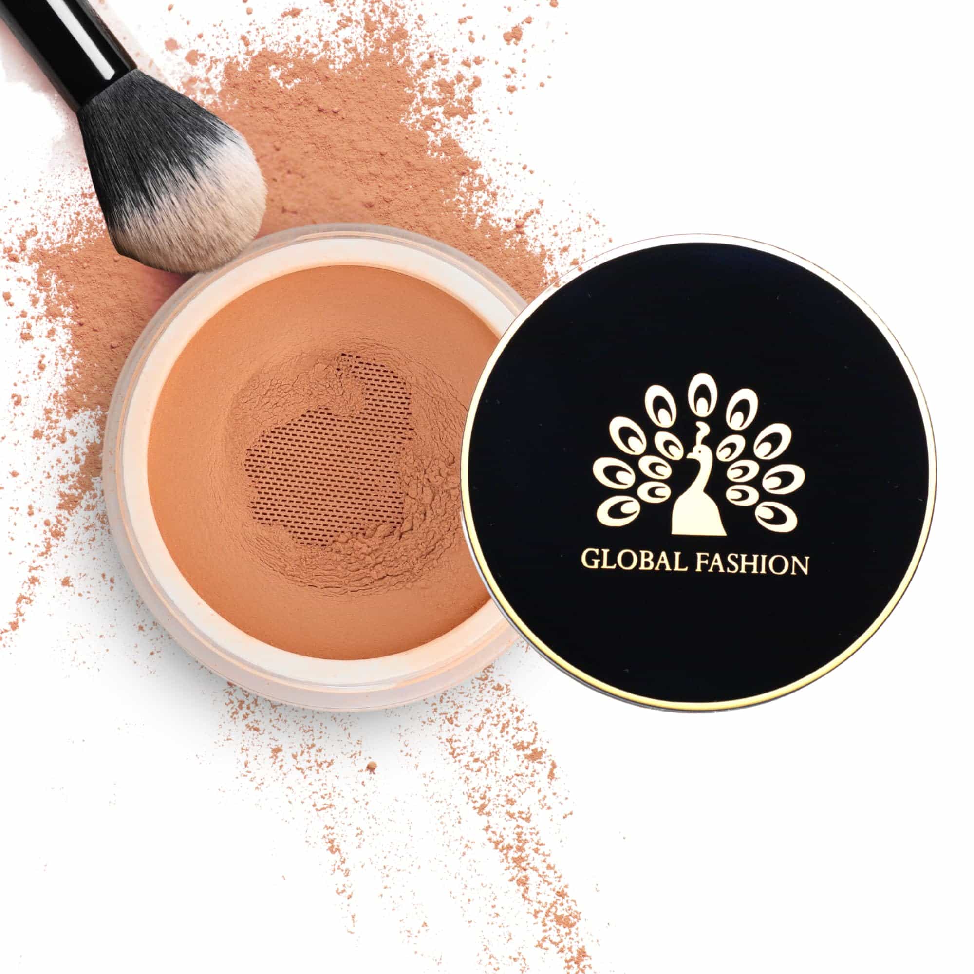 Air Setting Loose Powder - Lightweight, Oil Control, Full Coverage, Long-Lasting Matte Finish - Makeup Setting Powder for Flawless Skin, Suitable for All Skins, 10g (108 - Deep Moc)