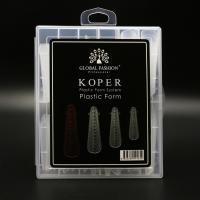 Dual Nail Forms 120pcs – Clear Poly Gel Forms | Square