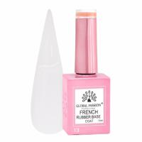Global Fashion Rubber Base Coat French Gel Polish, 15ml | 13