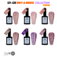 Inky & Indigo Gel Nail Polish Collection | 121–126 Inky & Indigo 6p