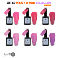 Pretty in Pink Gel Nail Polish Collection | 55–60 Pretty in Pink 6p