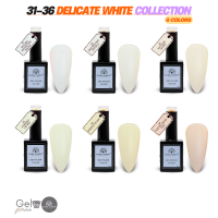 Delicate Whites Gel Nail Polish Collection | 31–36 Delicate Whites 6p