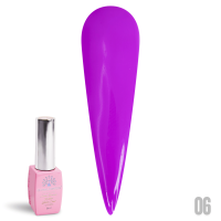 Global Fashion Neon Color Rubber Base for Gel Nails, 8ml | 06