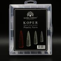 Dual Nail Forms 120pcs – Clear Poly Gel Forms | Stiletto