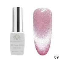 Gel polish cat eye 3D Snow White 09