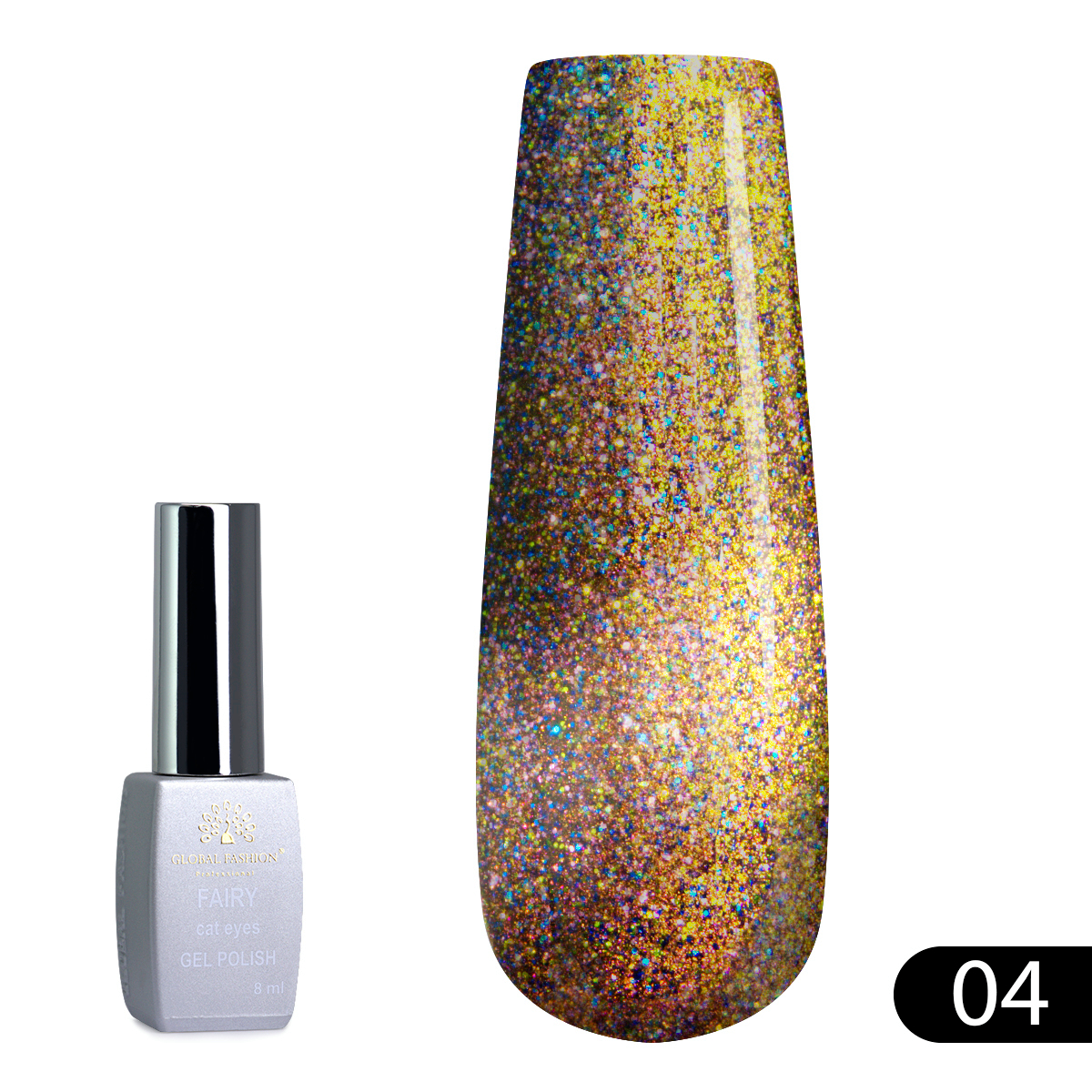Gel polish cat eye Fairy 8 ml, 04