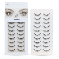 6D Wispy Mink False Eyelashes – Reusable | 6D #033-10Pcs