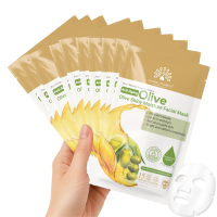 Korean Olive Collagen Facial Sheet Mask Pack of 10