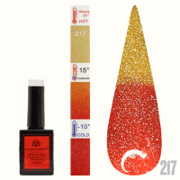 Gel polish Thermo, Temperature Color Change Disco 15 ml, 217