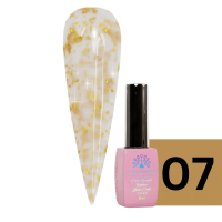 Rubber base Chrome Flake Global Fashion 8 ml, 07