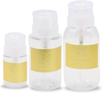 Global Fashion Pump Dispenser Bottle 3-Pack – Lockable | 150ml | 220ml | 300ml