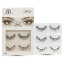 False Eyelashes Pack – Wispy Mink, Reusable | 121-3 Pcs