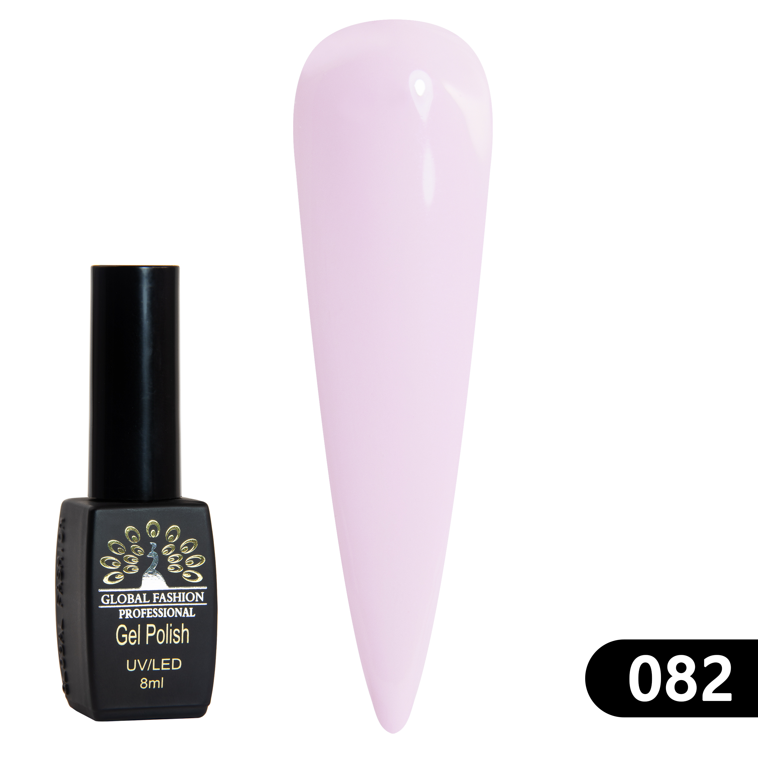 Gel polish BLACK ELITE 082, Global Fashion 8 ml