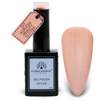 Brilliant Blues Nail Polish 15ml UV LED | 120-Ageless Beauty Glitter 1p