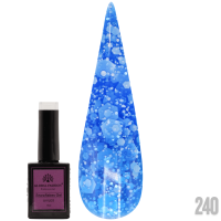 Gel Polish Snowflakes 15 ml, 240