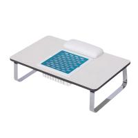 Global Fashion Mini Manicure Table – Built-In Nail Dust Collector, Foldable Desk