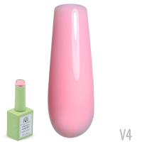French Rubber Base Coat for Gel Manicure | Long-Lasting, 15ml | V4