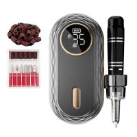 ZF433 Cordless Nail Drill 35000 RPM LCD | Grey