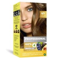 Permanent Hair Color Cream 250ml – Ammonia-Free  – 5.1 Ash Blonde