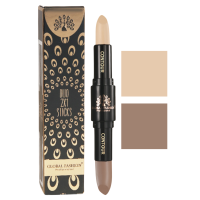 2-in-1 Contour & Highlight Stick – GC03 - Warm Beige + Mocha Beige
