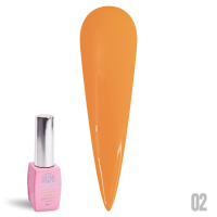 Global Fashion Neon Color Rubber Base for Gel Nails, 8ml | 02