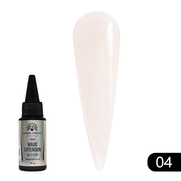 Global Fashion Gel with Shimmer Magic-Extension 30 ml 04