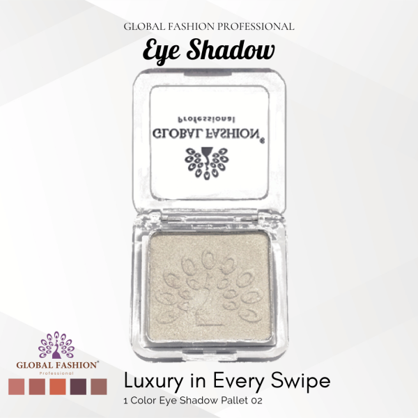 Global Fashion single eyeshadow preview matte shimmer finish ظلال عيون