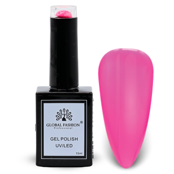 Peach Perfection Nail Polish 15ml UV LED | 24-Mat Dazzle Rose 1p