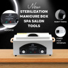 High Temperature Nail Sterilizer Box Detailed View | جهاز تعقيم ادوات التجميل
Salon Sterilization Case Close View Manicure Tools | صندوق تعقيم احترافي