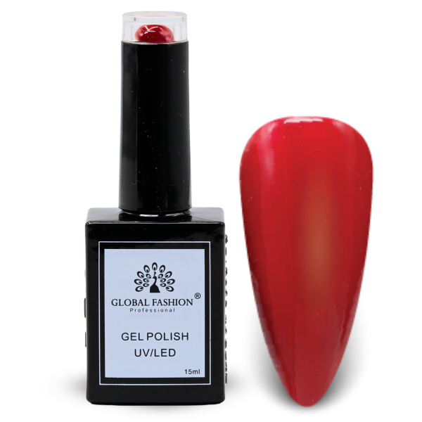 Sinoper Red Gel Nail Polish 15ml UV LED | 10-Sinoper Red 1p Crimson Red Gel Nail Polish Bottle 15ml - UV LED Soak Off Nail Color UAE GCC | طلاء أظافر جل أحمر