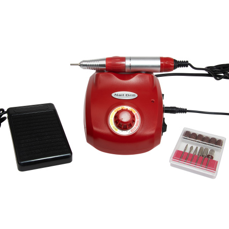 Manicure and pedicure machine 45000 rpm 65 watts ZS-603 red