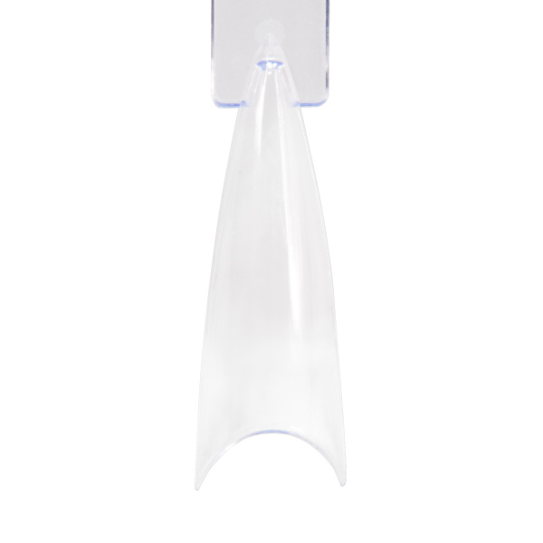 Paint Palette on a Ring, Arched Stiletto Shape, Transparent, 50 pcs