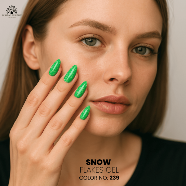 Snowflakes Gel Polish – Shade ## – 15ml/8ml UV LED Soak Off Winter Collection
