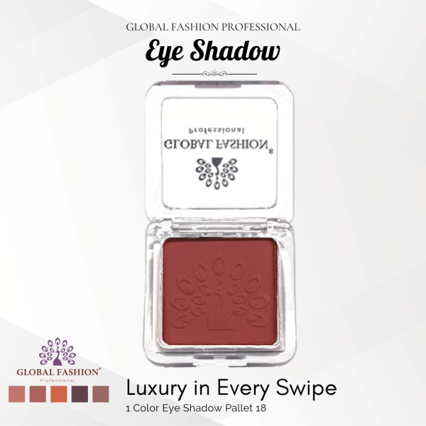 Global Fashion single eyeshadow preview matte shimmer finish ظلال عيون