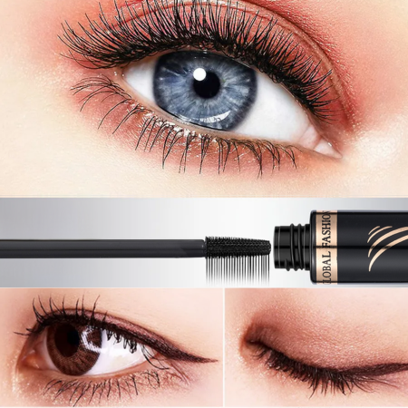 XXL mascara close up brush separated dramatic lashes ماسكارا لقطة مقربة