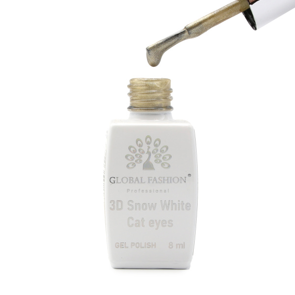 Global Fashion Cat Eye 3D Gel Polish Snow White Collection - 23 Magnetic Shades
