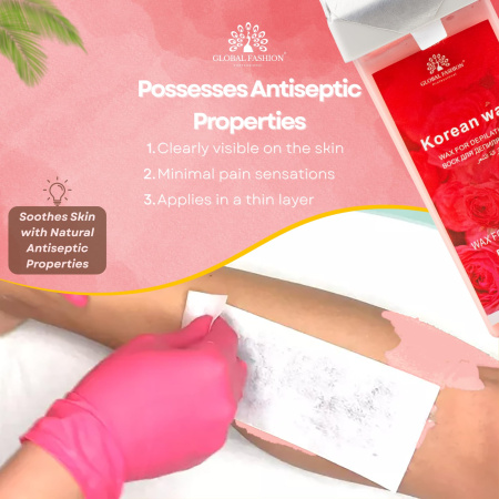 Roll-On Wax Cartridge 100ml – Hair Removal | Rose Wax Cartridge Close View Hair Removal | شمع رول
Roll-On Wax Cartridge 100ml – Hair Removal | Rose Paraffin Wax Detailed View Skin Care | شمع بارافين