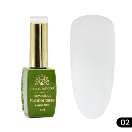 Camouflage base for nails, Hema free, 8 ml 02