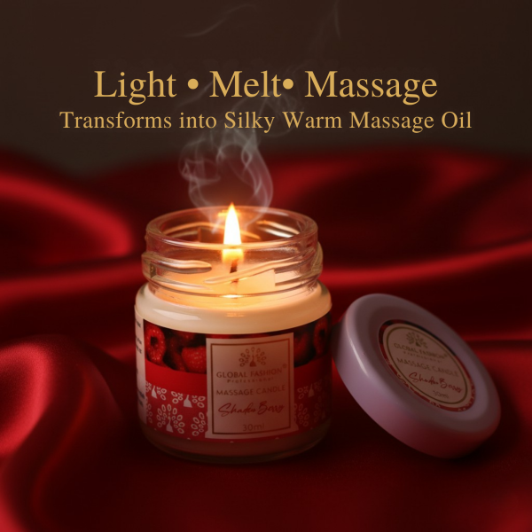 Global Fashion 30 ml Massage Candle – 21 Aromatherapy Scents
