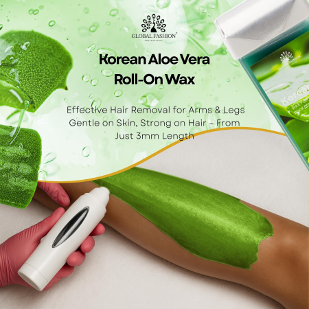 Roll-On Wax Cartridge 400ml – Hair Removal | Aloe Vera Wax Cartridge Close View Hair Removal | شمع رول
Roll-On Wax Cartridge 400ml – Hair Removal | Aloe Vera Paraffin Wax Detailed View Skin Care | شمع بارافين