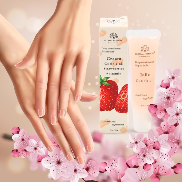 Cuticle Oil Cream – Nail & Cuticle Care | Strawberries + Vitamin Cuticle Oil Nail Care Treatment | زيت الكيوتكل
Cuticle Oil Cream – Nail & Cuticle Care | Strawberries + Vitamin Nail Oil Moisturizing & Strengthening | زيت الاظافر