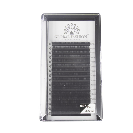 Set of strip eyelashes Global Fashion Premium Lashes mix (8-15 mm) D 0.07