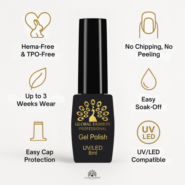 Black Elite Gel Nail Polish Set 6x8ml – UV/LED | Luxe Sparkle Gel Nail Polish Set UV LED High Shine | طلاء اظافر جل
Black Elite Gel Nail Polish Set 6x8ml – UV/LED | Luxe Sparkle Nail Gel Polish Set Long Lasting | مناكير جل