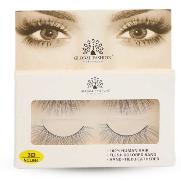 3D wispy false eyelashes reusable natural look 4pcs رموش صناعية 3D