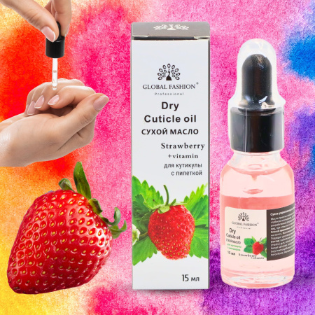 Global Fashion Cuticle Oil – Natural Blend of Olive, Coconut, Lavender, Rosemary & Jojoba Oils
